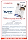 Display Werbung - Halbe Seite WOCHE Druck Ausgabe Display Werbung - Halbe Seite WOCHE Druck Ausgabe