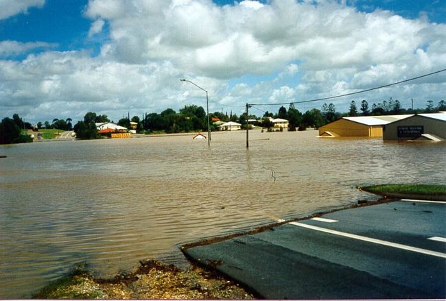 Ueberschwemmung in Gympy Queensland